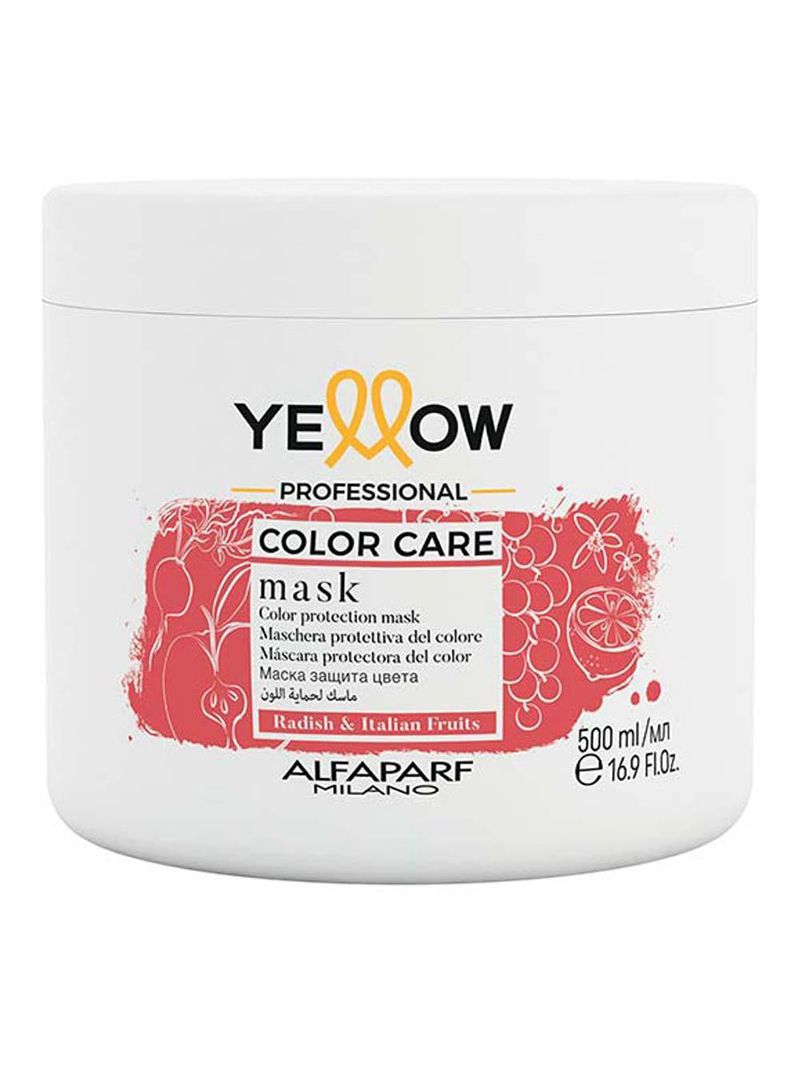 Yellow color care máscara para cabelos coloridos