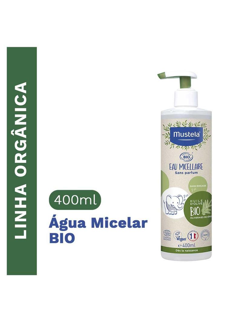 Água micelar mustela bio