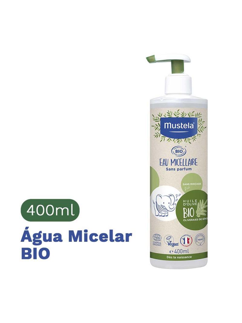 Água micelar mustela bio