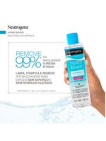 Água micelar bifásica demaquilante neutrogena hydro boost