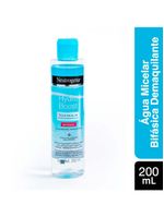 Água micelar bifásica demaquilante neutrogena hydro boost