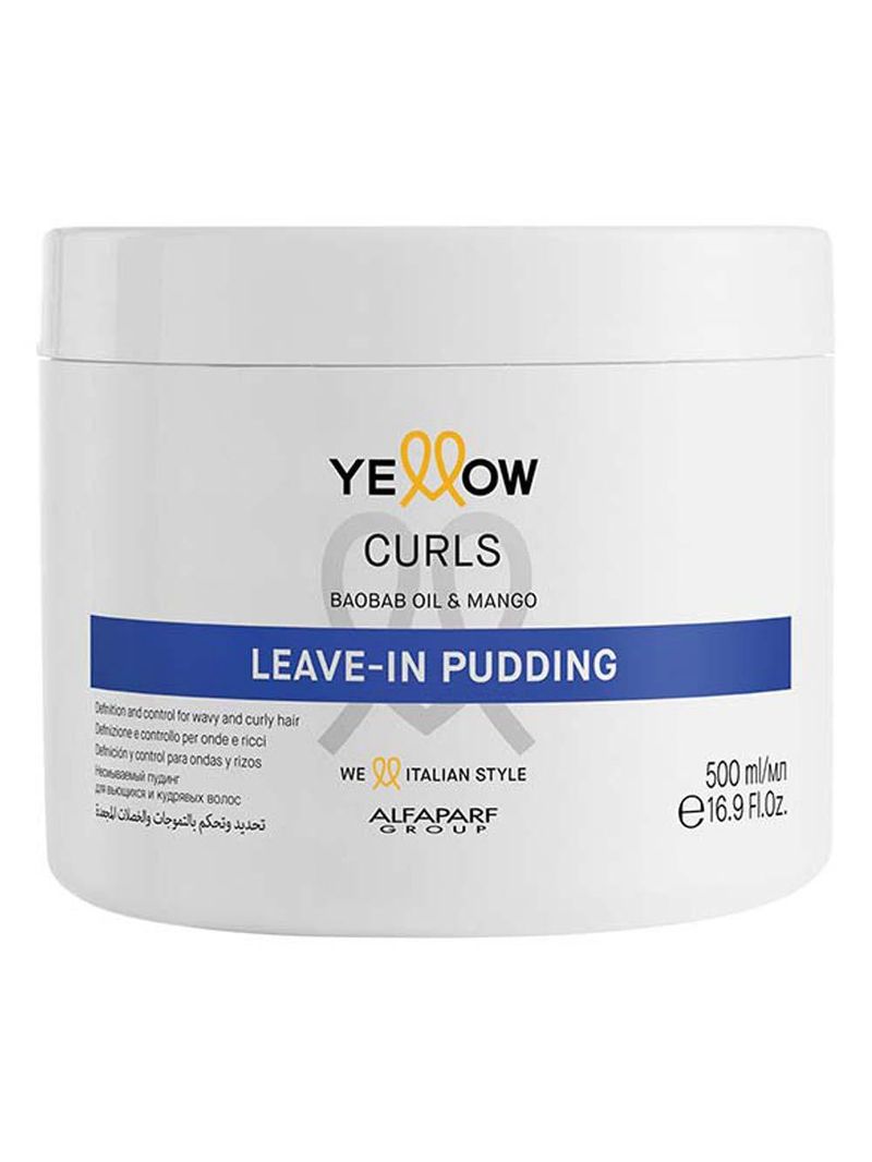 Yellow curls – leave in pudding