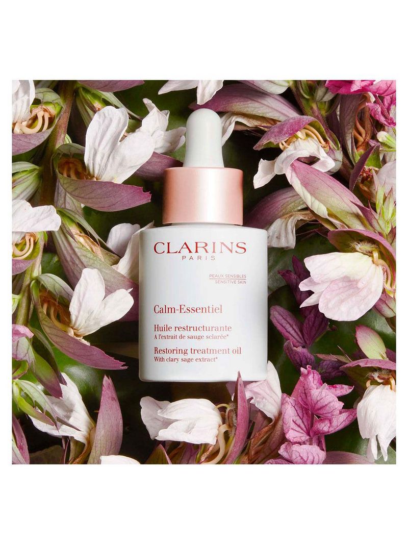 Óleo de tratamento clarins calm essentiel restoring treatment oil