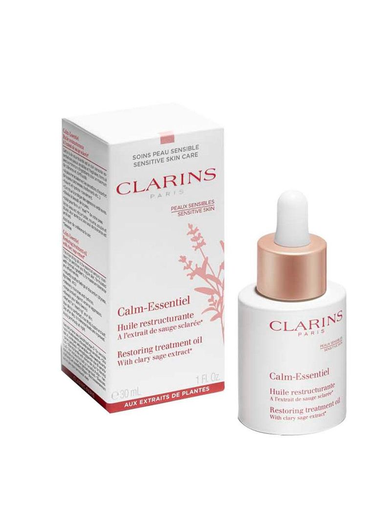 Óleo de tratamento clarins calm essentiel restoring treatment oil