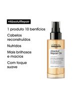 Óleo capilar multi-benefícios 10 em 1 para cabelos secos e danificados l'oréal professionnel absolut repair