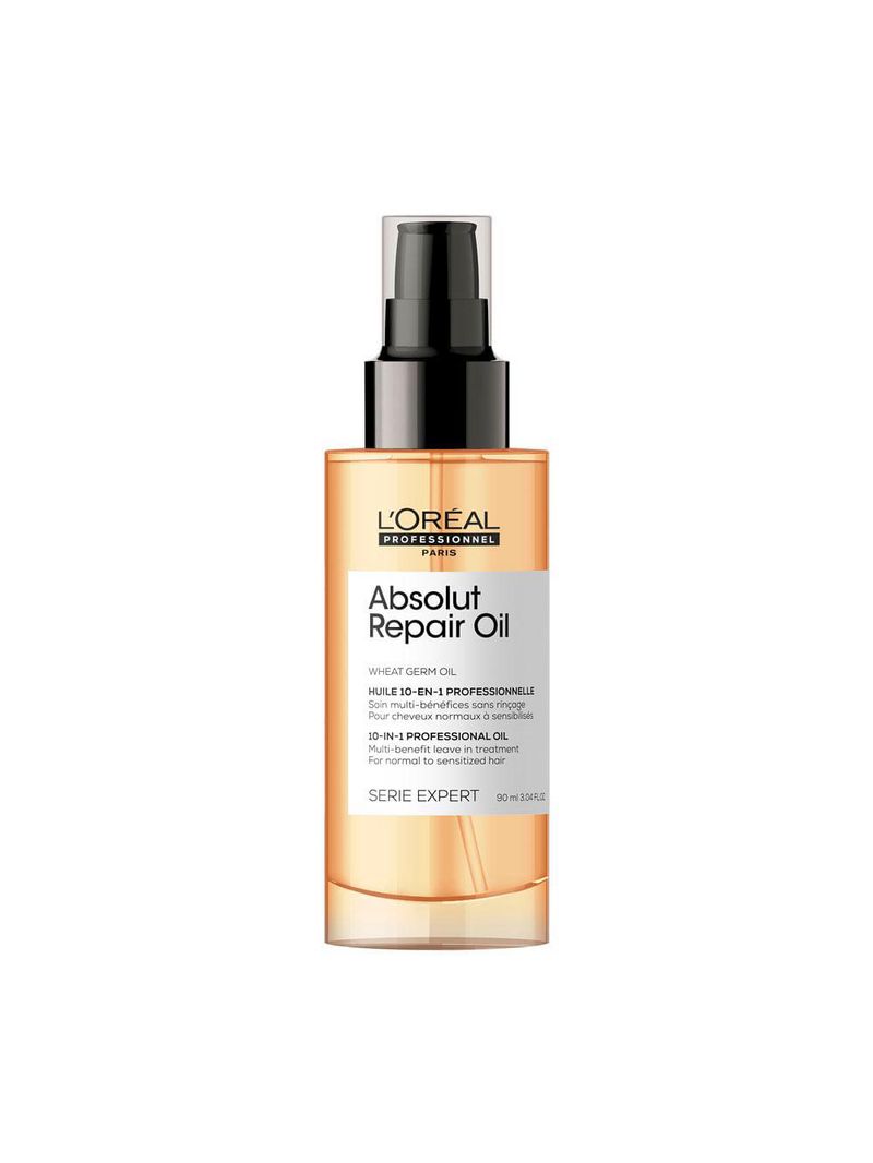 Óleo capilar multi-benefícios 10 em 1 para cabelos secos e danificados l'oréal professionnel absolut repair