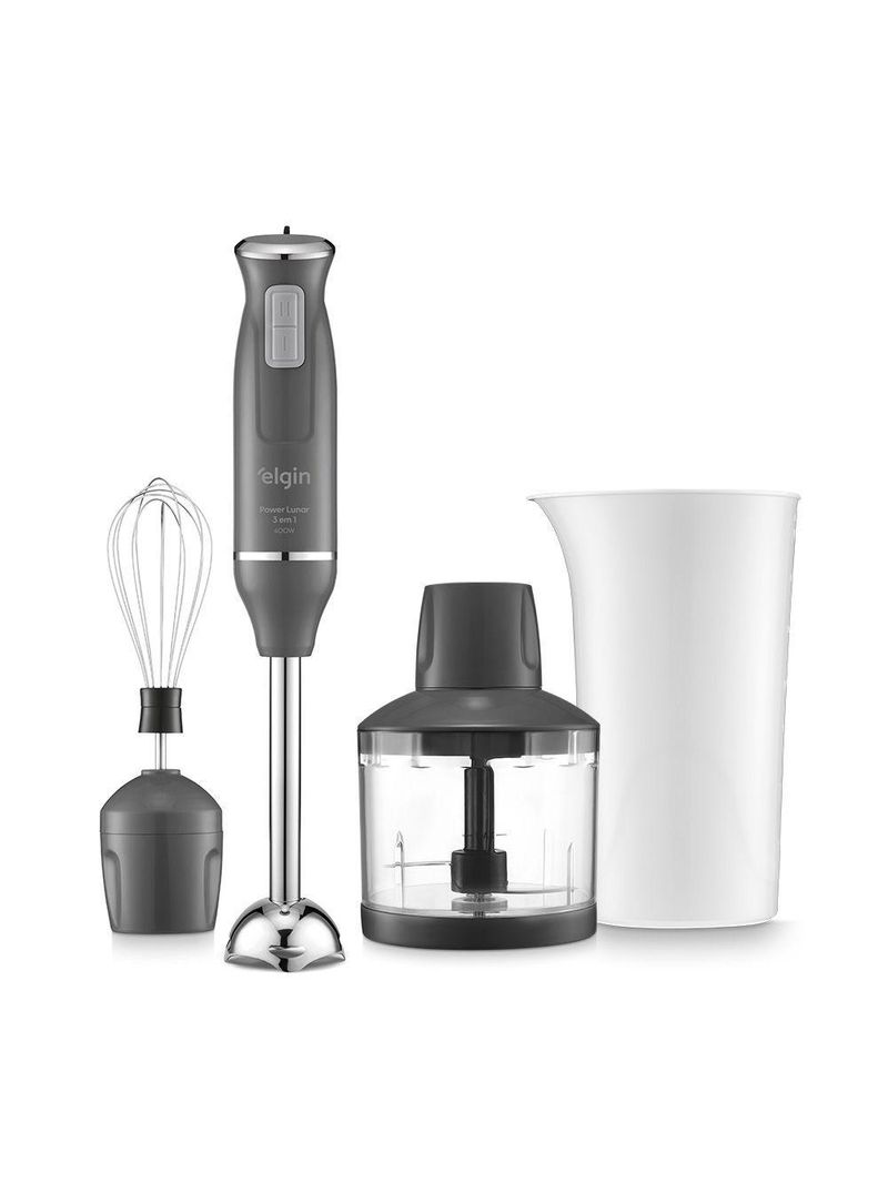 Mixer Power Inox Lunar 3 em 1 - Mistura, Tritura e Bate 600W 110V