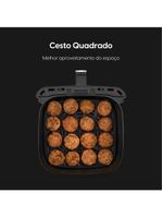 Fritadeira Air fryer Gran Fry 8 Litros 1750W Preta Grelha Removível 220V