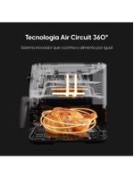 Fritadeira Air fryer Gran Fry 8 Litros 1750W Preta Grelha Removível 220V