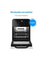 Fritadeira Air Fryer Forno Style Oven Fry 10 Litros 110v 1400w Grelha Removível Com Painel Digital