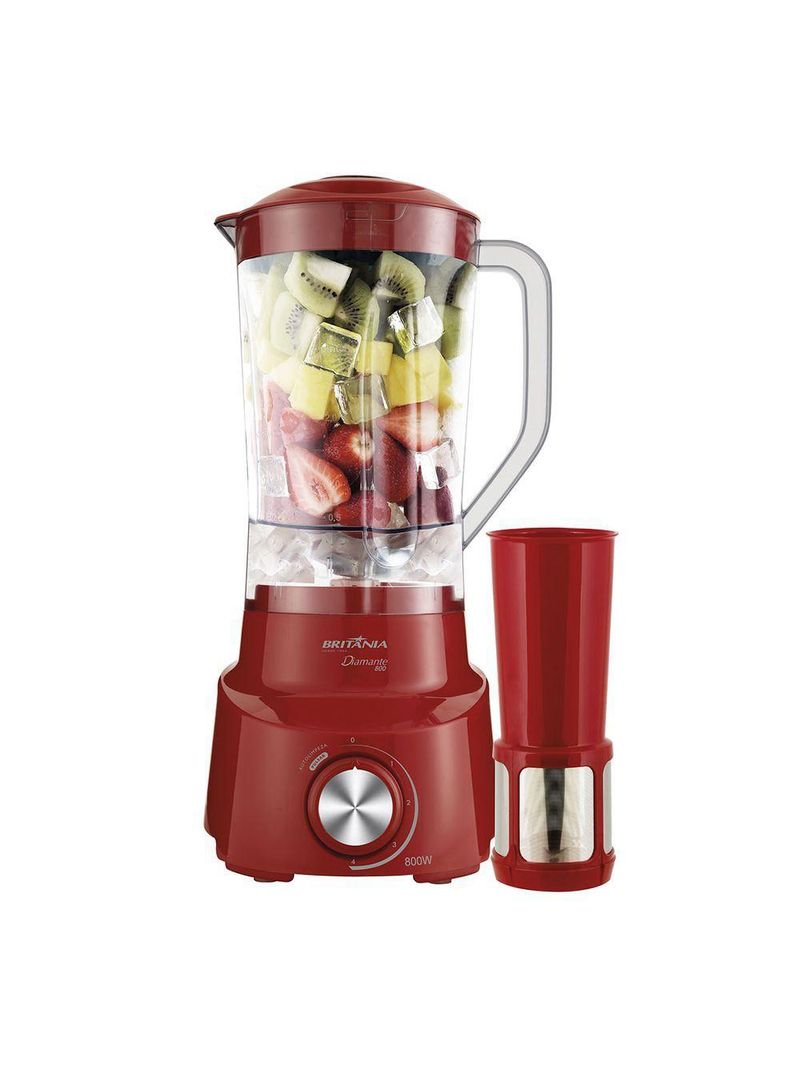 Kit Cozinha Britânia 3 Em 1 Vermelho 220V