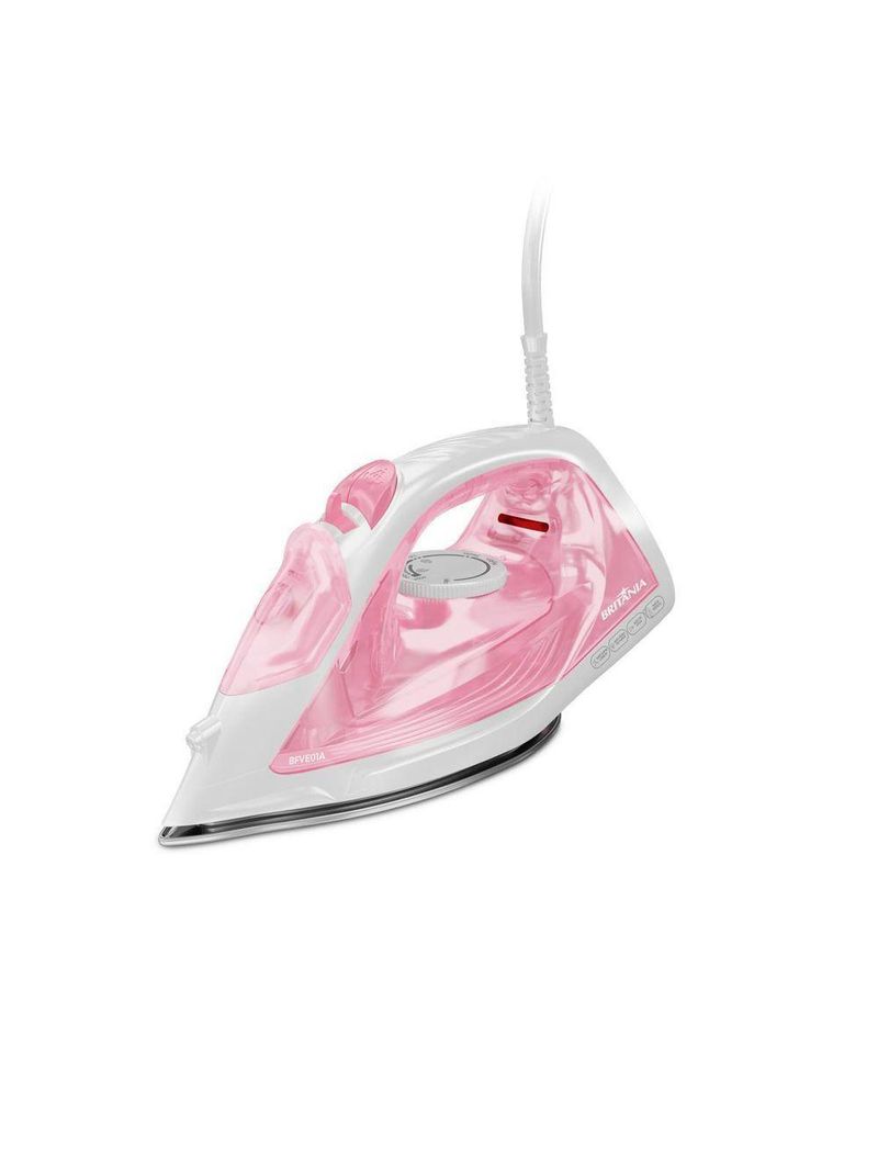 Ferro De Passar A Vapor Britânia Rosa Vapor Extra BFVE01A 220V
