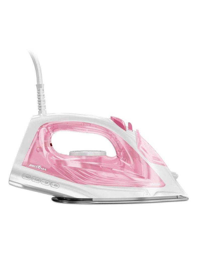 Ferro De Passar A Vapor Britânia Rosa Vapor Extra BFVE01A 220V