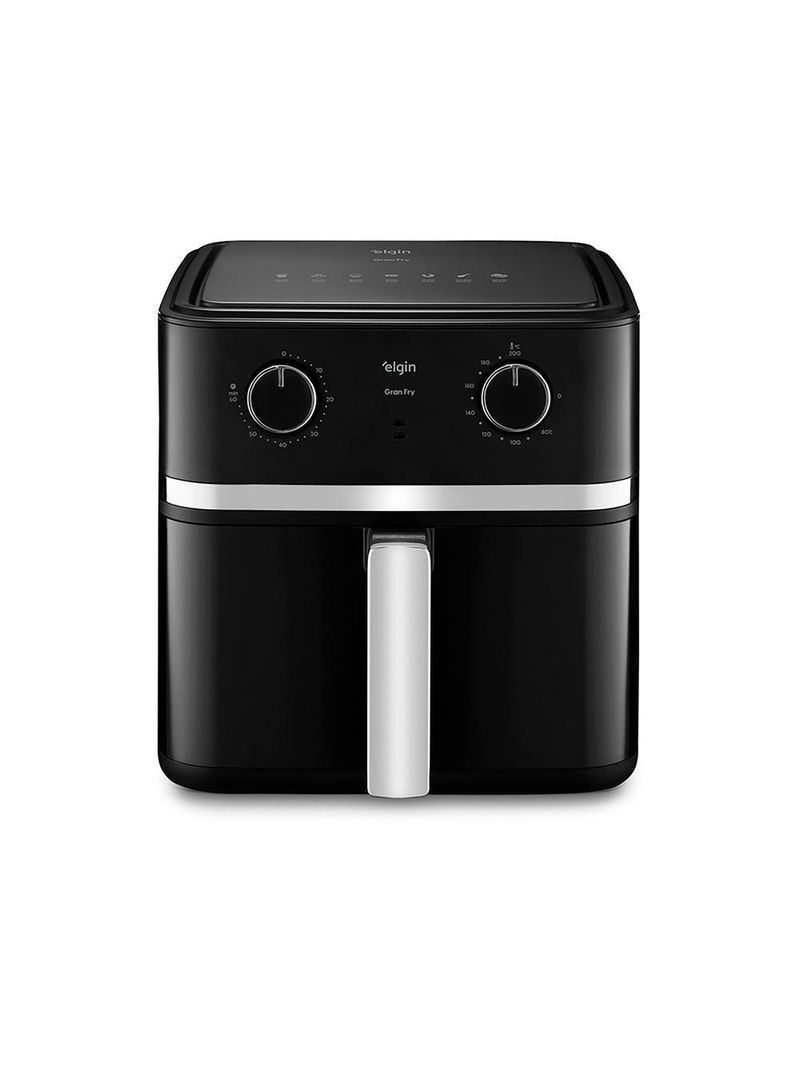 Fritadeira Elétrica Air Fryer Elgin Gran Fry 8 Litros Preto AFG80 110V