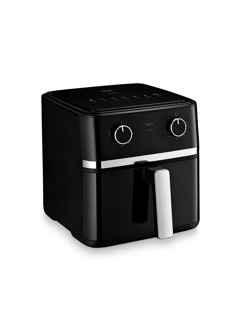 Fritadeira Elétrica Air Fryer Elgin Gran Fry 8 Litros Preto AFG80 110V