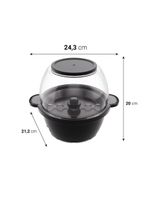 Pipoqueira Elétrica Philco 2 em 1 Antiaderente 65g PPIE03A 110V