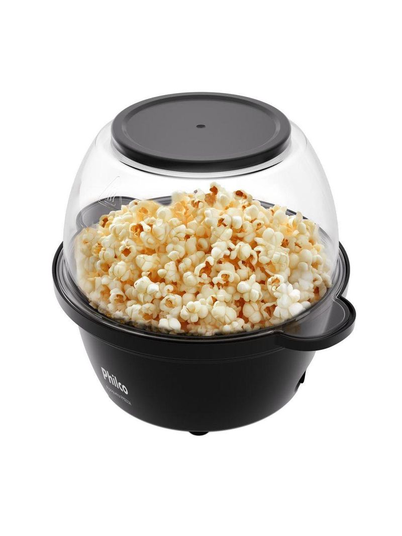 Pipoqueira Elétrica Philco 2 em 1 Antiaderente 65g PPIE03A 110V