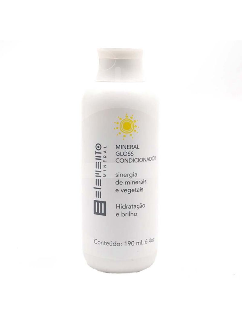 Elemento mineral mineral gloss condicionador