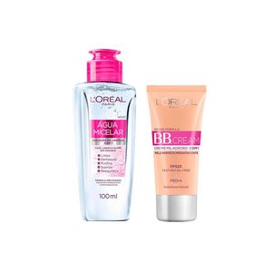 L'oréal paris kit skin care - Água micelar + bb cream médio