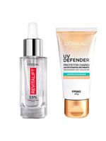 L'oréal paris kit - sérum anti-idade + protetor solar fps60