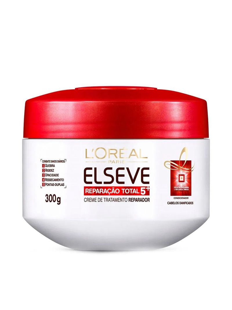 Elseve reparação total 5 kit - shampoo + condicionador + creme de pentear + tratamento