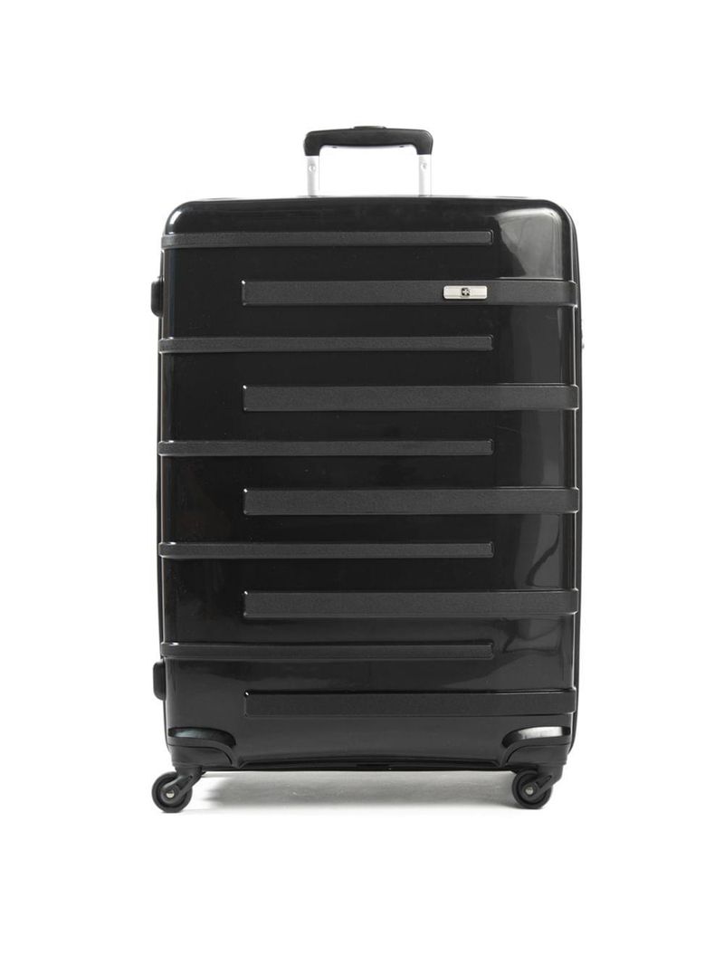 Mala grande polipropileno 4 rodas suissewin montreux preto
