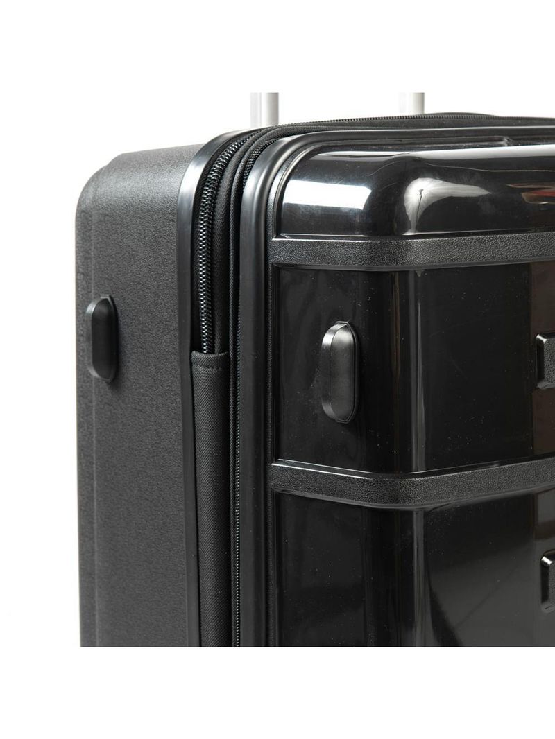 Mala grande polipropileno 4 rodas suissewin montreux preto