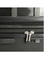 Mala grande polipropileno 4 rodas suissewin montreux preto