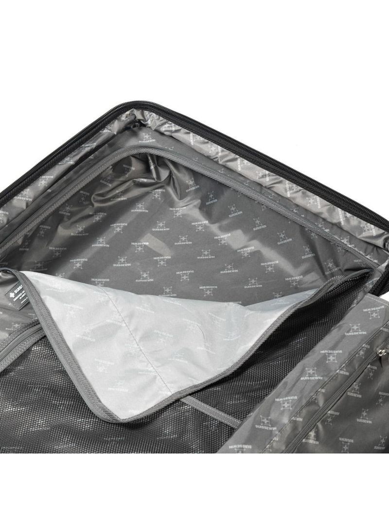 Mala grande polipropileno 4 rodas suissewin montreux preto