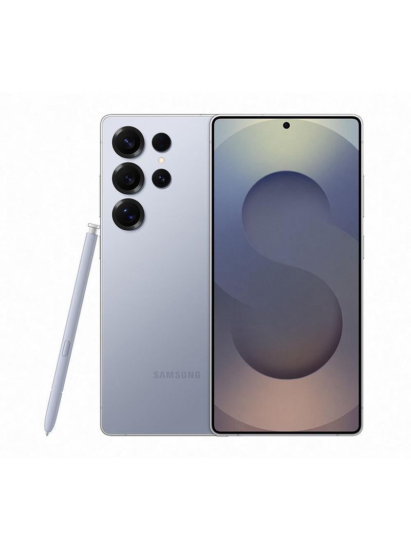 Smartphone samsung galaxy s25 ultra titânio azul 256gb, tela 69", 12gb ram, ai inteligência artificial, ip68, s-pen, snapdragon 8 elite e 4 câmeras