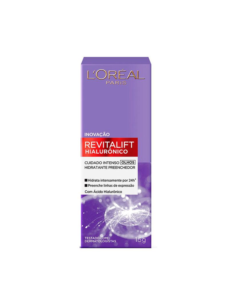 L'oréal paris revitalift hialurônico kit - noturno + sérum + creme para olhos