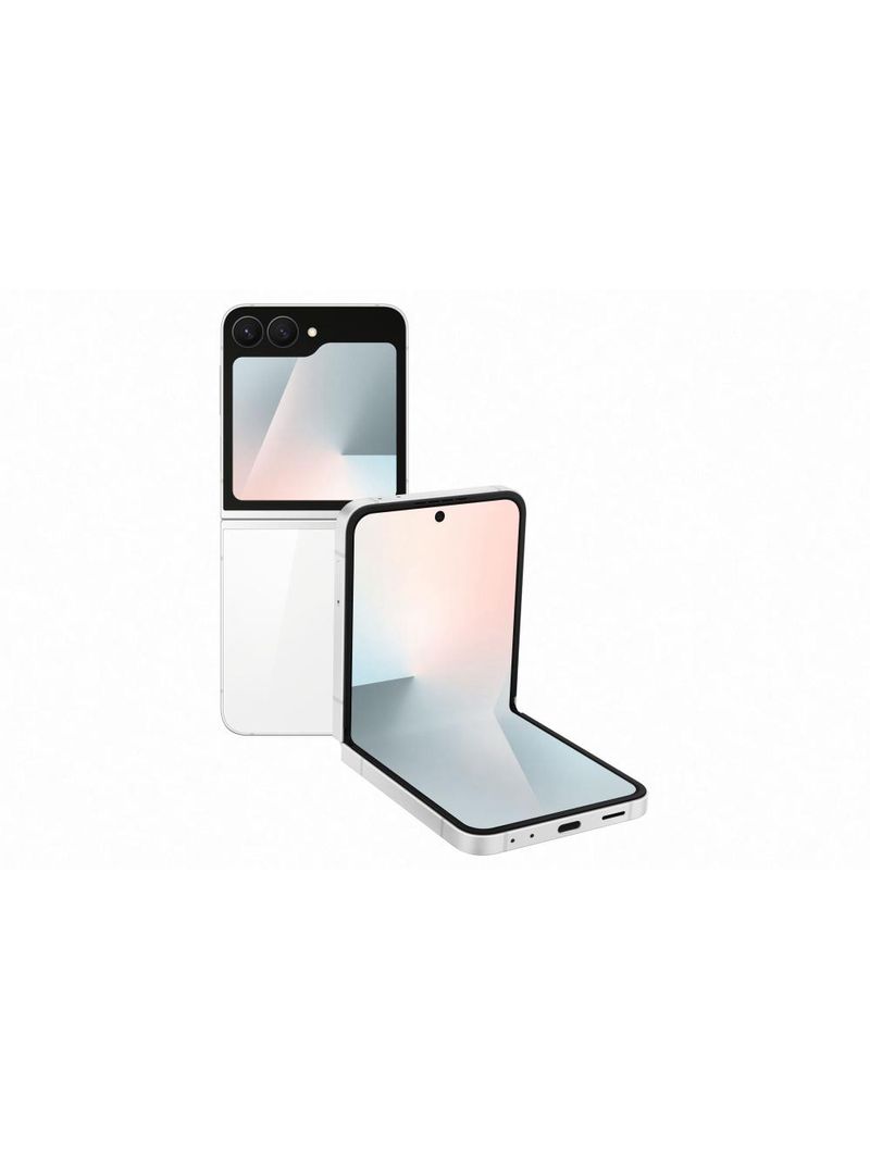 Smartphone samsung galaxy z flip7 fe 5g 128gb 8gb ram tela 67" amoled android 16 câmera 50mp branco