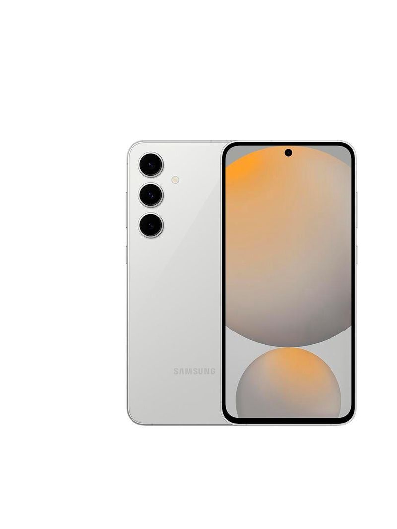 Smartphone samsung galaxy s24 fe 5g cinza 128gb, 8gb ram, galaxy ai, câmera traseira 50mp, tela 67" 60-120hz, ip68 e processador exynos 2400e