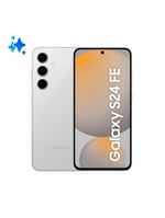 Smartphone samsung galaxy s24 fe 5g cinza 128gb, 8gb ram, galaxy ai, câmera traseira 50mp, tela 67" 60-120hz, ip68 e processador exynos 2400e