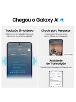 Smartphone samsung galaxy s24 5g preto 128gb, tela 62”, 8gb ram, inteligência artificial, ip68, processador exynos 2400, câmera tripla traseira