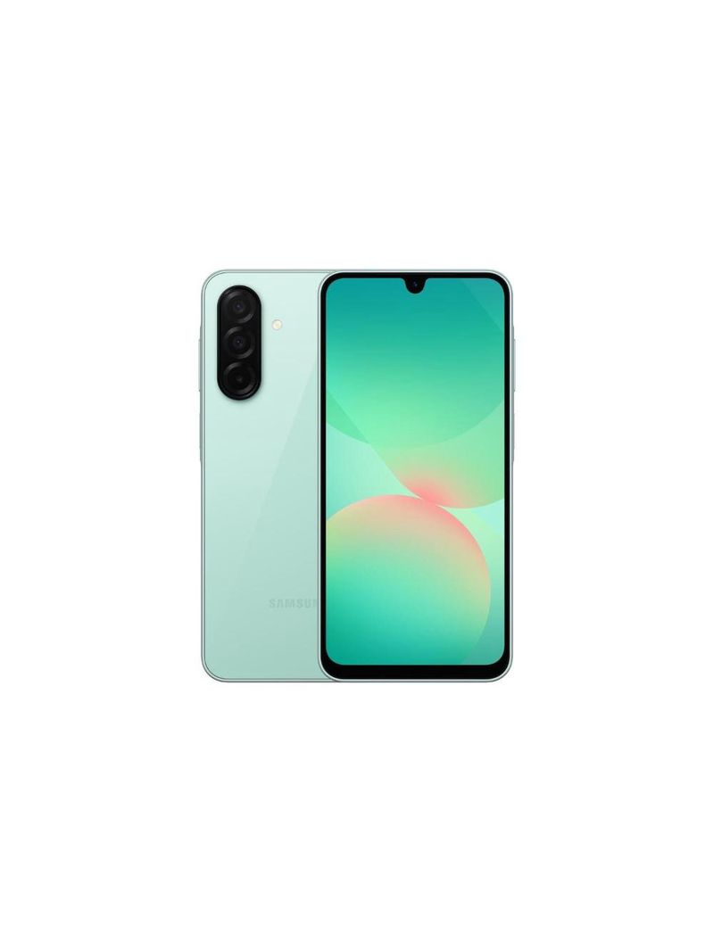 Smartphone samsung galaxy a26 tela 67" 256gb 5g câmera tripla 50mp verde