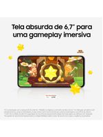 Smartphone samsung galaxy a36 5g violeta 256gb, 8gb ram, câmera tripla até 50mp, tela super amoled 67", ip67, nfc, recursos ai e snapdragon 6 gen 3