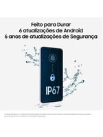 Smartphone samsung galaxy a36 5g branco 256gb, 8gb ram, câmera tripla até 50mp, tela super amoled 67", ip67, nfc, recursos ai e snapdragon 6 gen 3