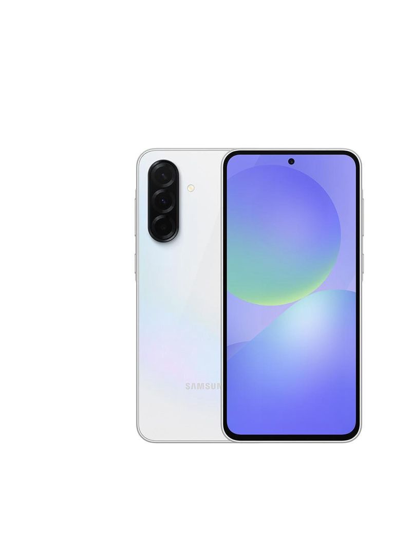 Smartphone samsung galaxy a36 5g branco 128gb, 6gb ram, câmera tripla até 50mp, tela super amoled 67", ip67, nfc, recursos ai e snapdragon 6 gen 3