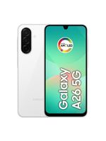 Smartphone samsung galaxy a26 tela 67" 256gb 5g câmera tripla 50mp branco