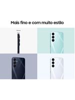 Smartphone samsung galaxy a16 5g azul escuro, 128gb, 4gb ram, câmera de até 50mp, tela 67", nfc, ip54, bateria 5000 mah e processador exynos 1330