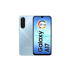 Celular samsung galaxy a17 4g tela 6.7" 128gb super amoled câmera tripla 50mp azul