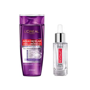 L'oréal paris hialurônico kit - Água micelar + sérum preenchedor