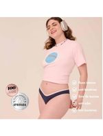 Calcinha absorvente pantys cozy fluxo intenso azul