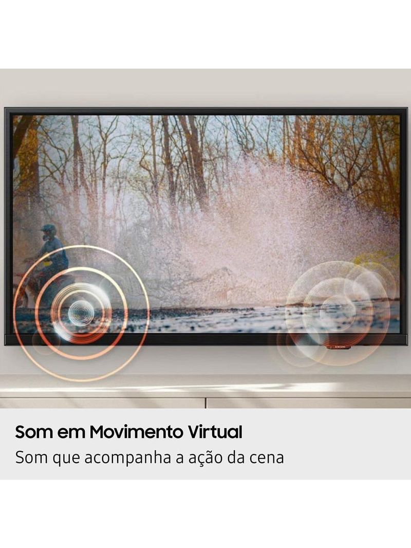 Smart tv 43” samsung full hd un43f6000fgxzd, xbox cloud gaming, hdr, som em movimento virtual, ai energy mode, wi-fi e bluetooth