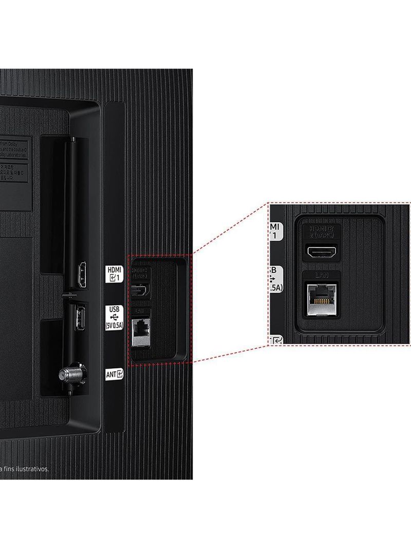 Smart tv 43” samsung full hd un43f6000fgxzd, xbox cloud gaming, hdr, som em movimento virtual, ai energy mode, wi-fi e bluetooth