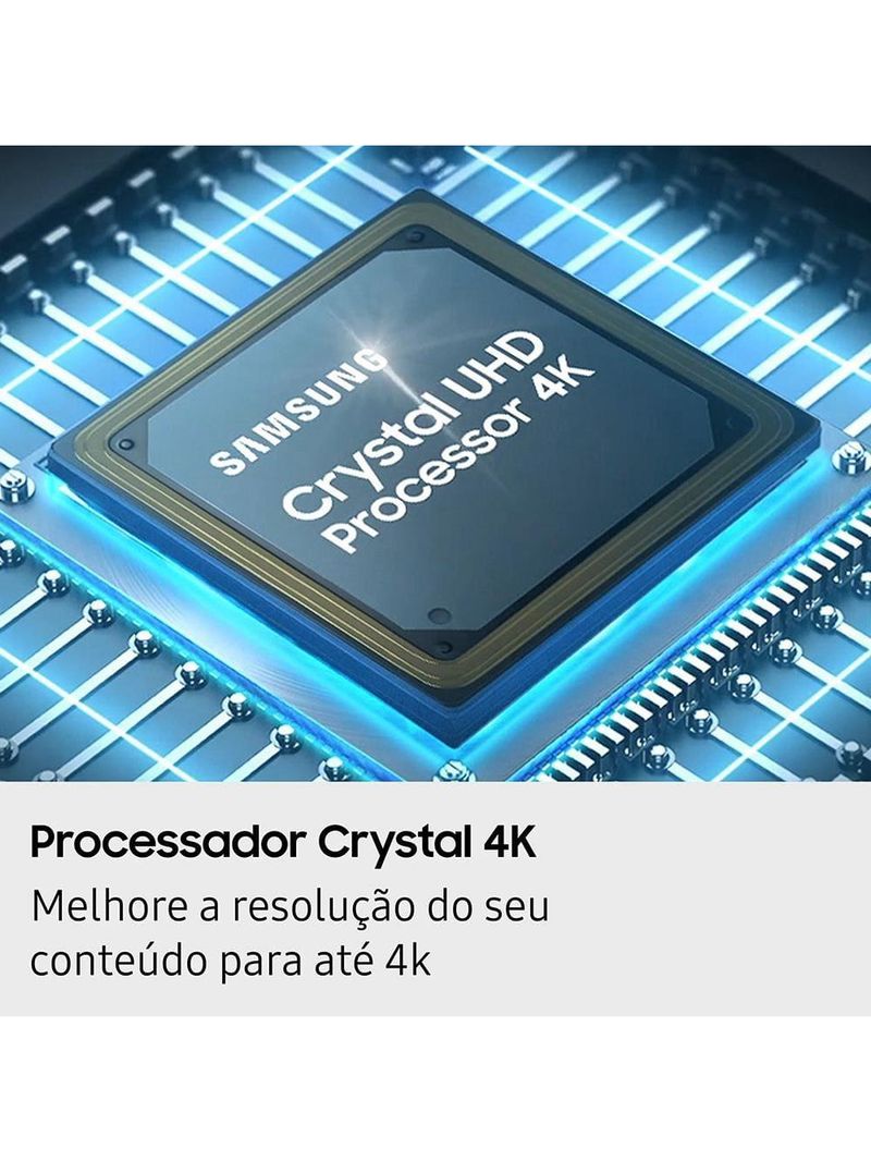 Smart tv 43" 4k samsung 43u8600f crystal hdr tizen alexa e xbox gaming