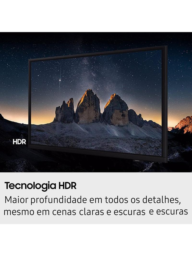 Smart tv 32" hd samsung h5000f sistema operacional tizen hdr purcolor
