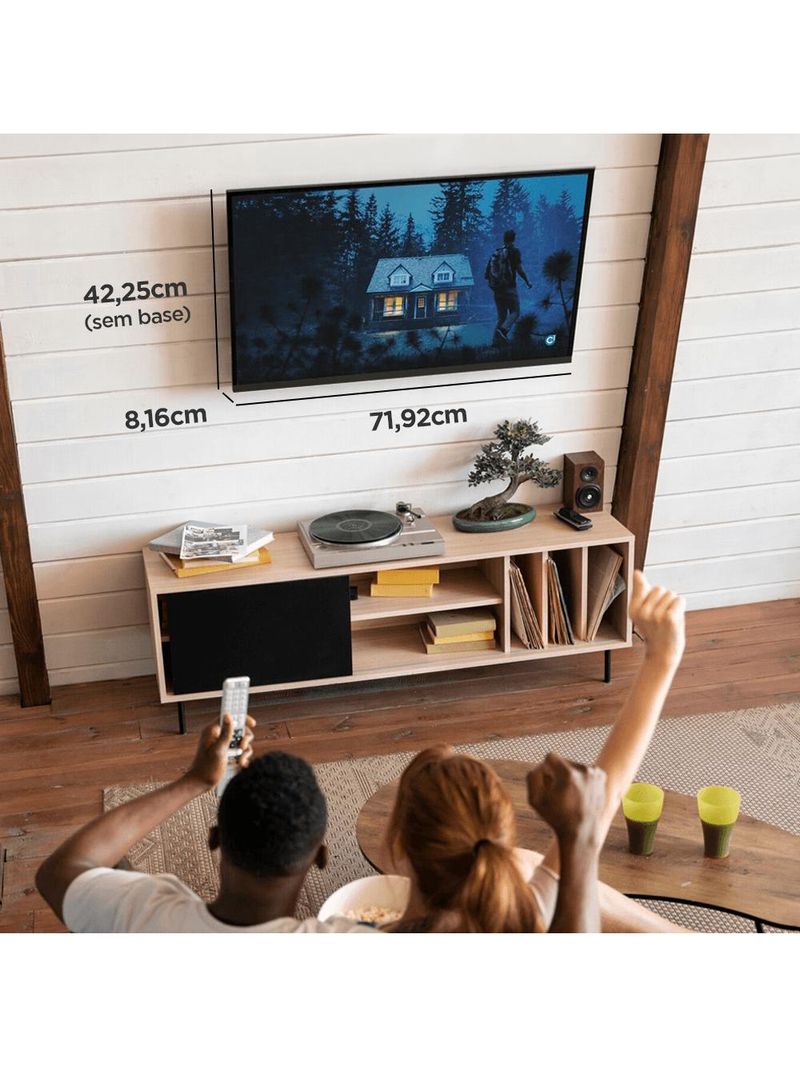 Smart tv multi roku 32" com imagem hd 3 hdmi 2 usb - tl052m