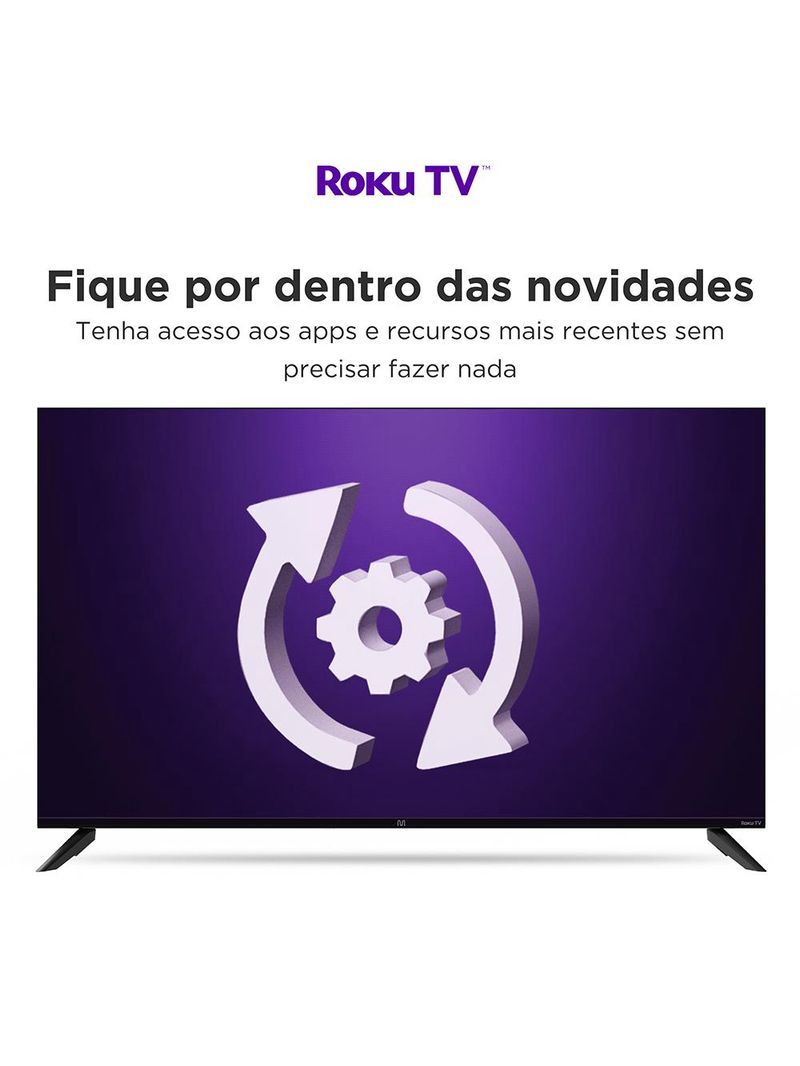 Smart tv multi roku 32" com imagem hd 3 hdmi 2 usb - tl052m